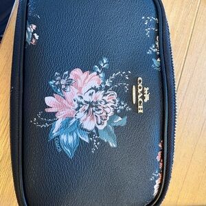 Coach Black Floral Crossbody